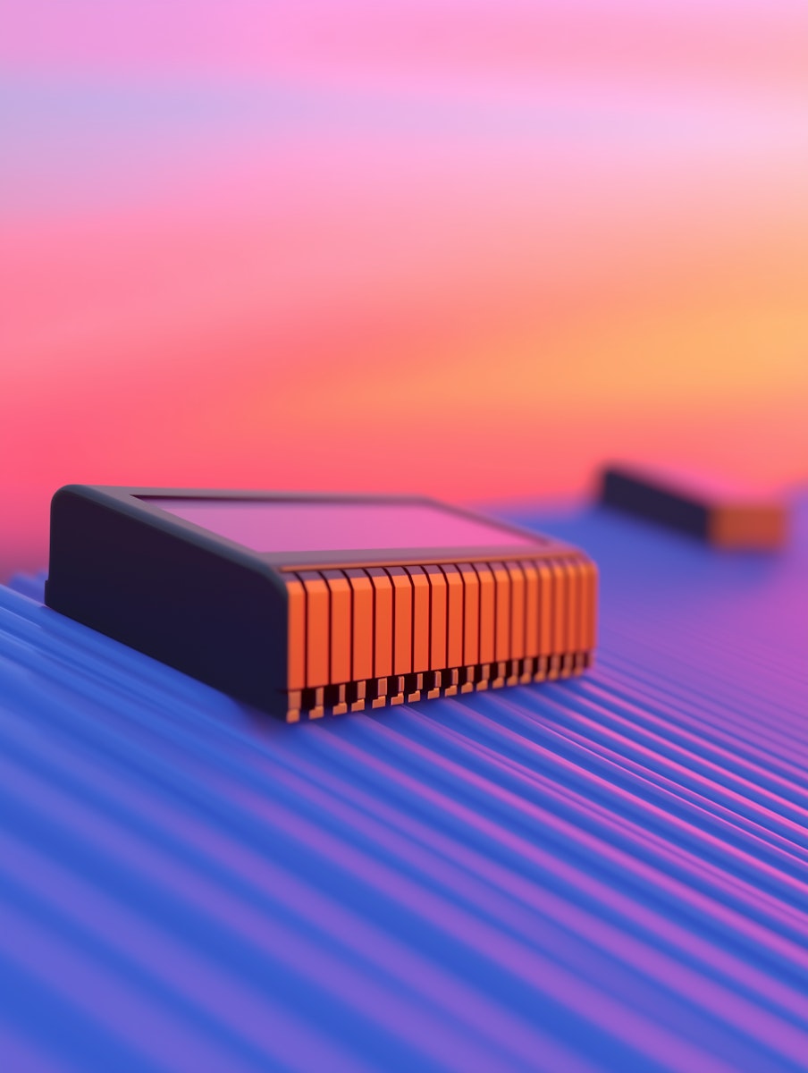 Futuristic Abstract Scene